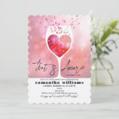 タスアモーレイタリアンヴィノウィーブーズブライダルシャワー 招待状 (スタンド正面)