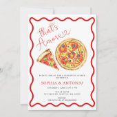 タスアモーレピザリハイタリアンーサルカジュアルディナー 招待状 (正面)