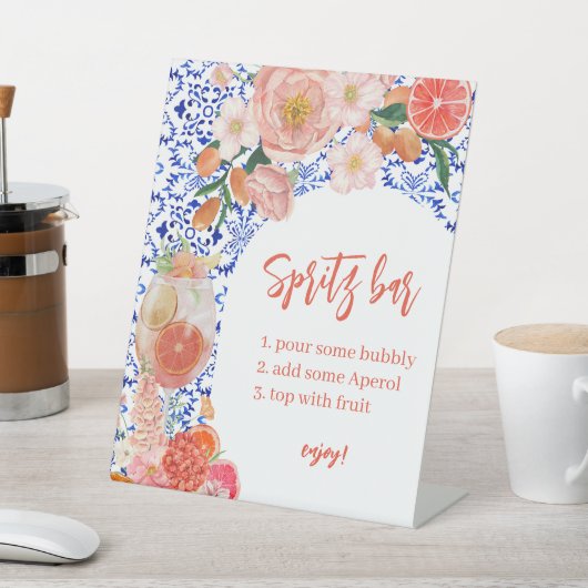 タスアモーレ地中海のスピリッツバーブライダルシャワー 台座サイン (インサイチュ)