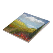 タスカニーのイタリア人の村 タイル (側面)