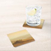 タスカニーのコースターの景色上の日の出 スクエアペーパーコースター (インサイチュ)