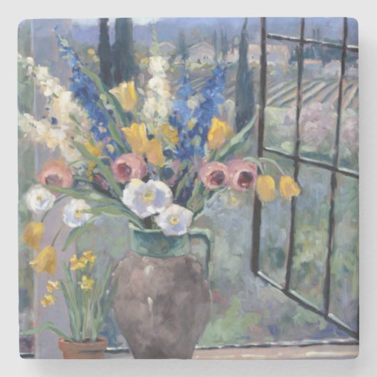 タスカニーの山腹II ストーンコースター (正面)