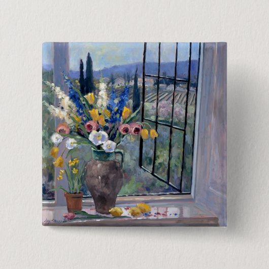 タスカニーの山腹II 缶バッジ (正面)