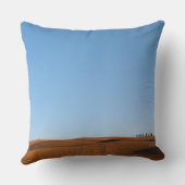 タスカニーの景色の正方形の装飾用クッション クッション (裏面)