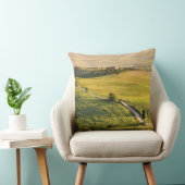 タスカニーの景色の装飾用クッションの白い道 クッション (椅子)