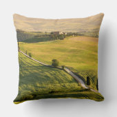 タスカニーの景色の装飾用クッションの白い道 クッション (裏面)