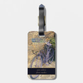 タスカニーの自転車 ラゲッジタグ (裏面縦)