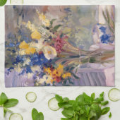 タスカニーの花柄 キッチンタオル (折り畳み)