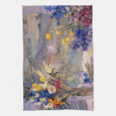 タスカニーの花柄 キッチンタオル (縦)