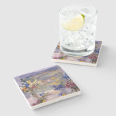 タスカニーの花柄 ストーンコースター (横)