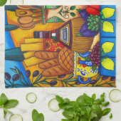 タスカニーはアメリカ人のMojoの台所タオルを喜ばせます キッチンタオル (折り畳み)