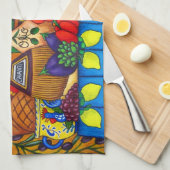 タスカニーはアメリカ人のMojoの台所タオルを喜ばせます キッチンタオル (四つ折り)