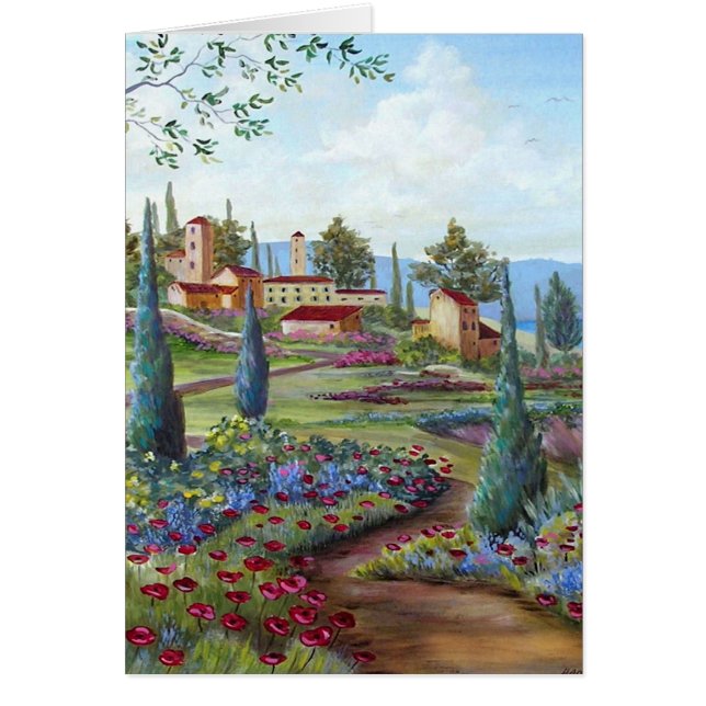 タスカニーを通る歩行 (正面)