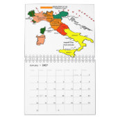 タスカニーイタリアのカレンダー カレンダー (1月 2027)