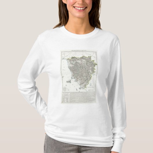 タスカニーイタリアの地域 Tシャツ (正面)