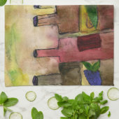 タスカニーワインカクテルバータオルfrom art キッチンタオル (折り畳み)