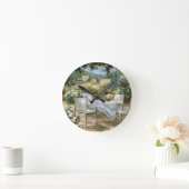 タスカニー台地 ラウンド壁時計 (ホーム)