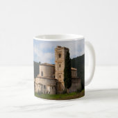タスカニー、イタリアの田舎景色の家 コーヒーマグカップ (正面右)