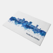 タスカルーサアラバマスカイラインブルー ドアマット (アングル)