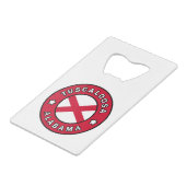 タスカルーサアラバマ クレジットカード栓抜き (正面アングル)