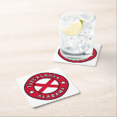 タスカルーサアラバマ スクエアペーパーコースター (インサイチュ)