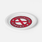 タスカルーサアラバマ ペーパープレート (アングル)