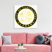 タスカルーサ印（アラバマ） キャンバスプリント (インサイチュ (リビング))