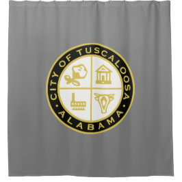 タスカルーサ印（アラバマ） シャワーカーテン