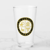 タスカルーサ印（アラバマ） タンブラーグラス (正面)