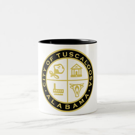 タスカルーサ印（アラバマ） ツートーンマグカップ (中央)