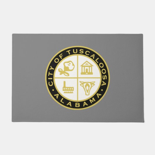 タスカルーサ印（アラバマ） ドアマット (正面)