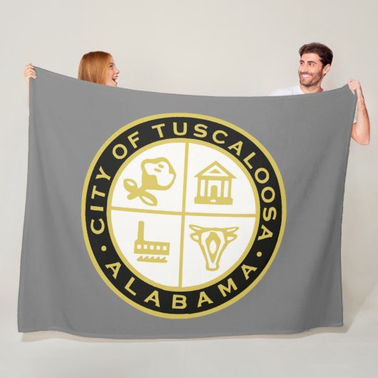 タスカルーサ印（アラバマ） フリースブランケット (インサイチュ)