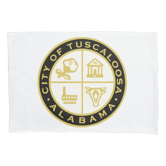 タスカルーサ印（アラバマ） 枕カバー (正面左)