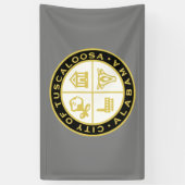 タスカルーサ印(アラバマ) 横断幕 (縦)