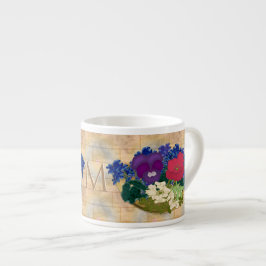 タスカンキモノグラムのッチンExpresso Mug エスプレッソカップ