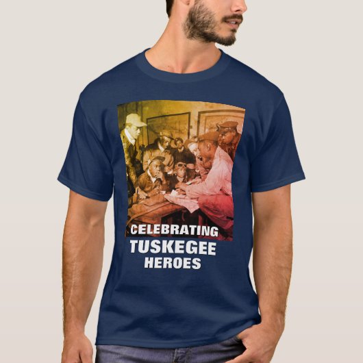 タスキギー・エアメン讃える Tシャツ (正面)