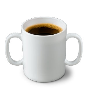 タスキング数々のコーヒーカップA2ハンドルCup Tシャツ