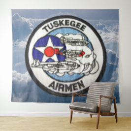 タスキーギー空軍兵士の写真用背景 タペストリー