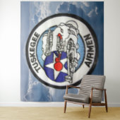 タスキーギー・エアメン写真用背景シート タペストリー (インサイチュ)