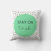 タスクのインスピレーションを維持 クッション (裏面)