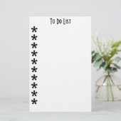 タスクの一覧を表示するアスタリスクテンプレート (スタンド正面)