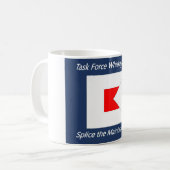 タスクフォースのウィスキーのマグ コーヒーマグカップ (正面左)