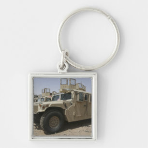 タスクフォースの軍隊Policからのhumveesの列 キーホルダー