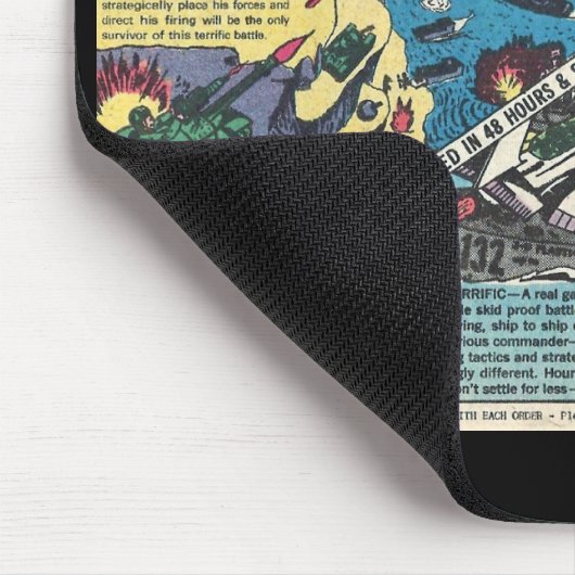 タスクフォース!  おもちゃの漫画本の広告のヘレン マウスパッド (コーナー)