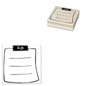 タスク一覧の仕訳帳/スクラップブック ラバースタンプ (押印)