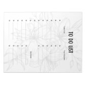 タスク一覧メモ帳 ノートパッド (正面)