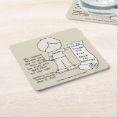 タスク一覧 スクエアペーパーコースター (アングル)