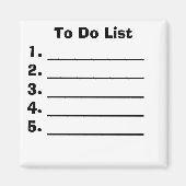 タスク一覧 マグネット (正面)