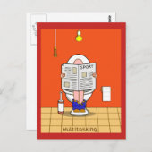 タスク数々の処理 ポストカード (正面/裏面)