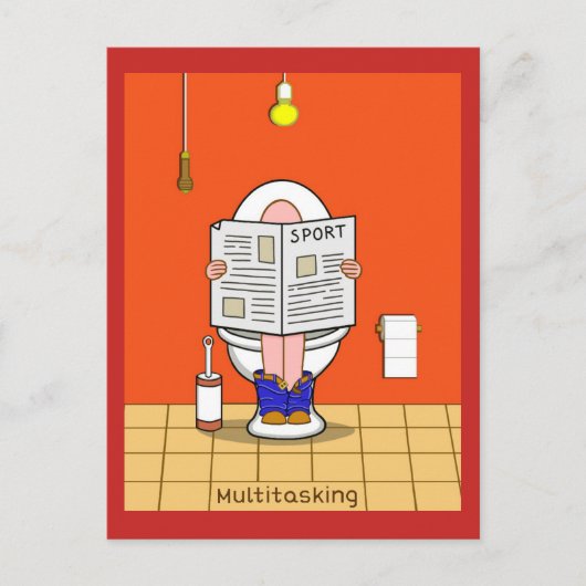 タスク数々の処理 ポストカード (正面)